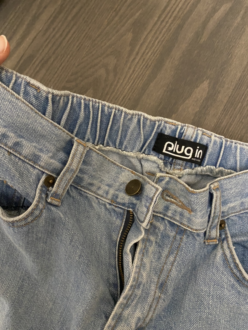Light blue jeans - elastic waist - photo 2