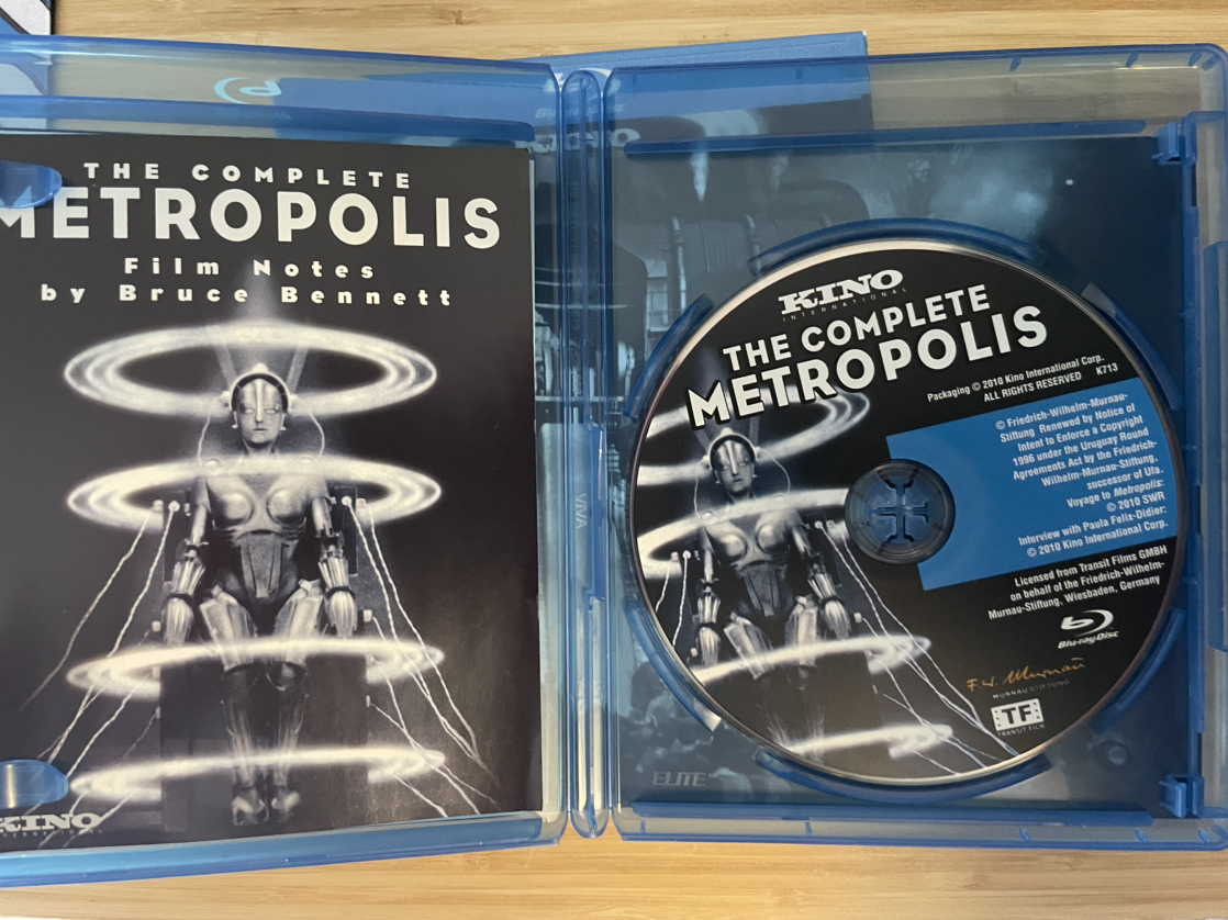 Metropolis Kino Bluray - photo 2