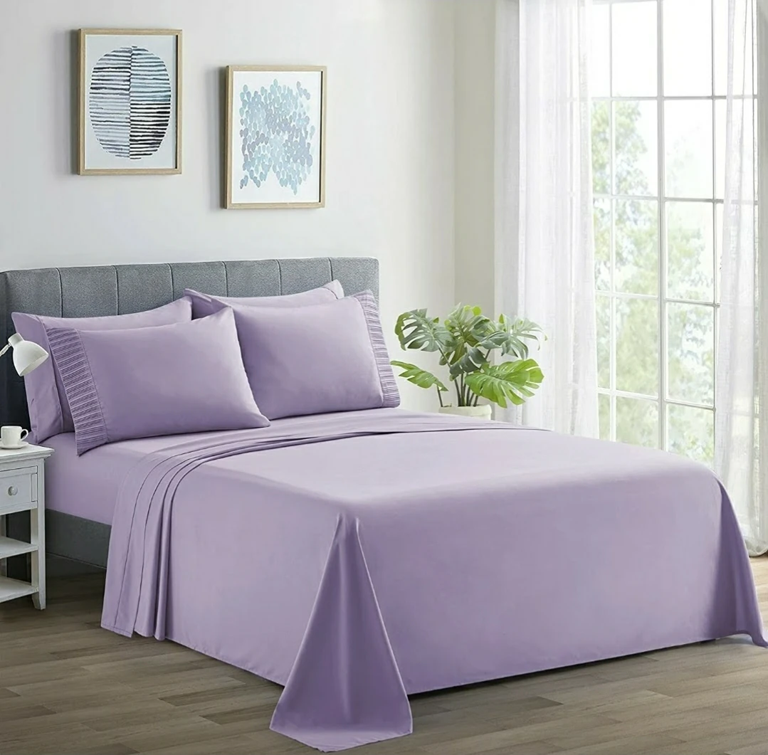 NEW BAMBOO QUEEN 4PC  SHEET SET thumbnail
