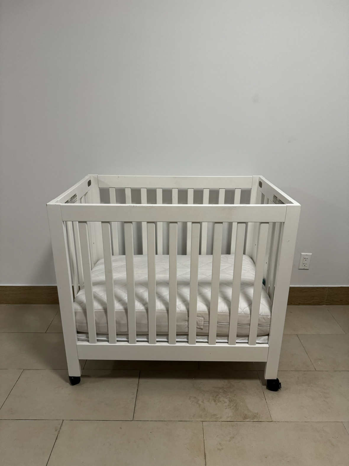 Mini Crib and Mattress