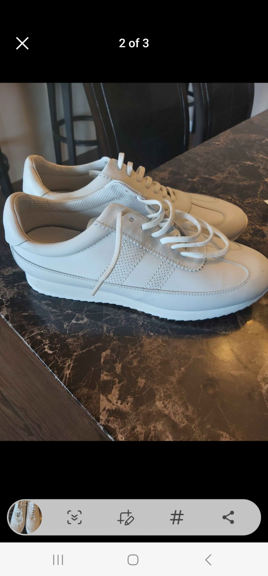 white sneakers shoes - photo 3