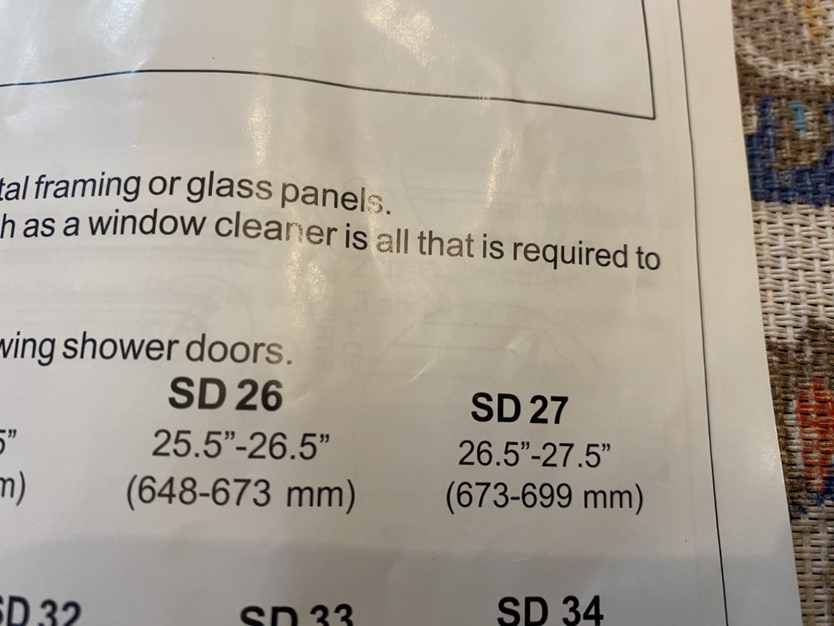 Glass shower door - photo 2