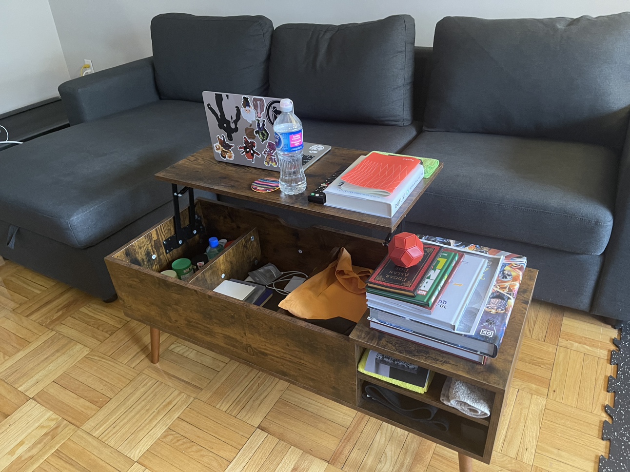 Coffee Table with Storage - photo 2