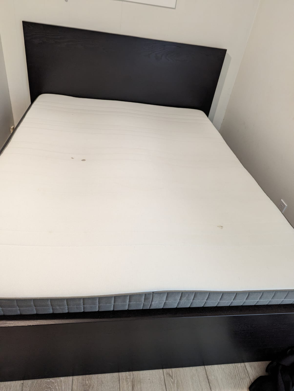 Ikea bed with mattress. - photo 3