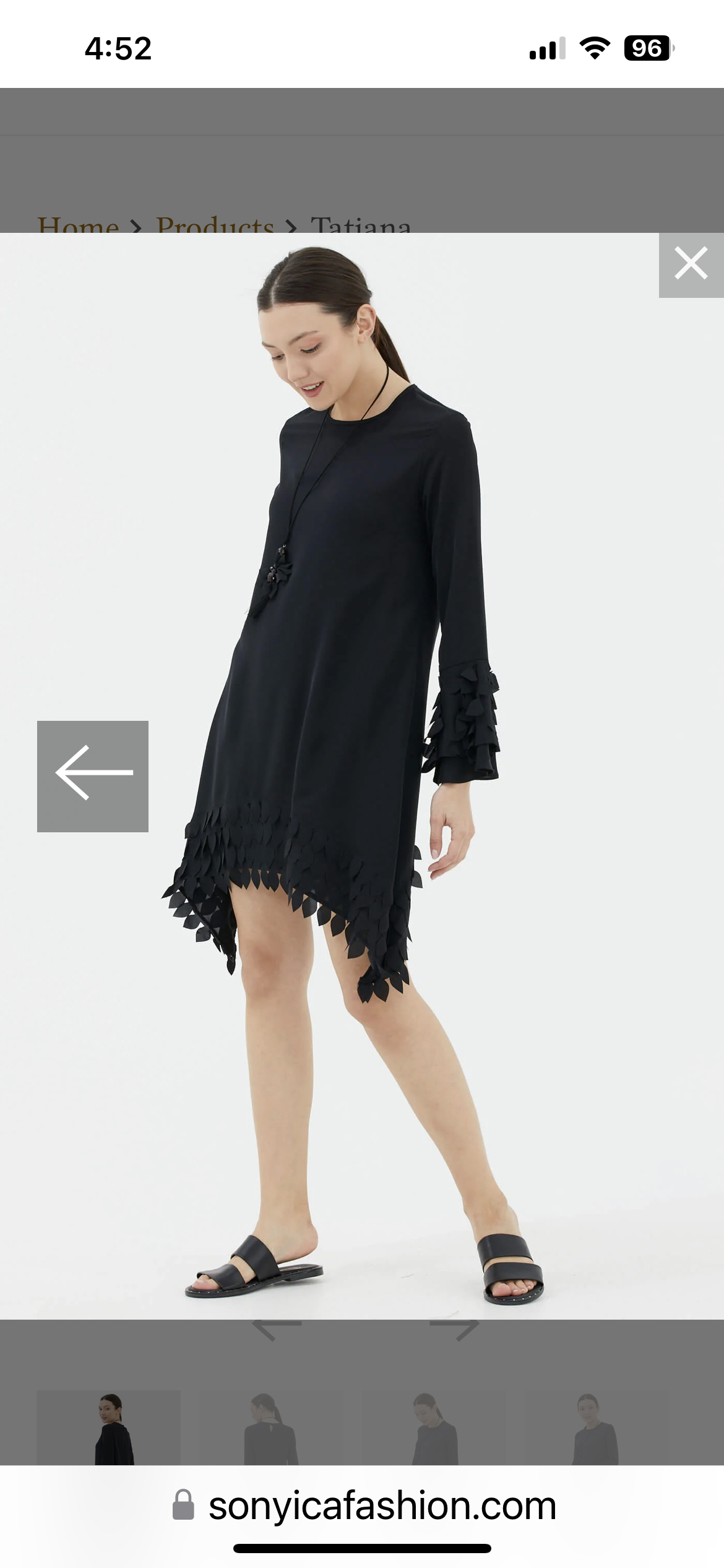 Gorgeous black dress image indicator(2)