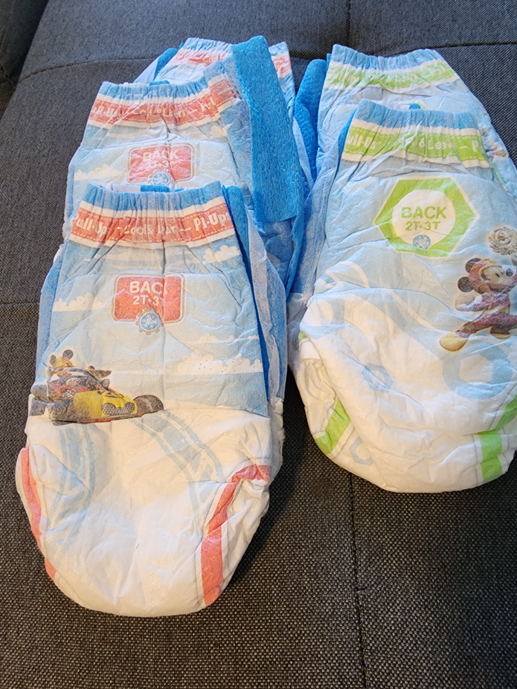 Free 2T/3T diapers (5 of them) thumbnail
