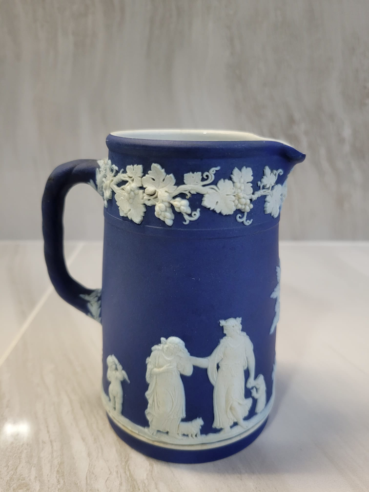 Blue Wedgewood Jasperware vase