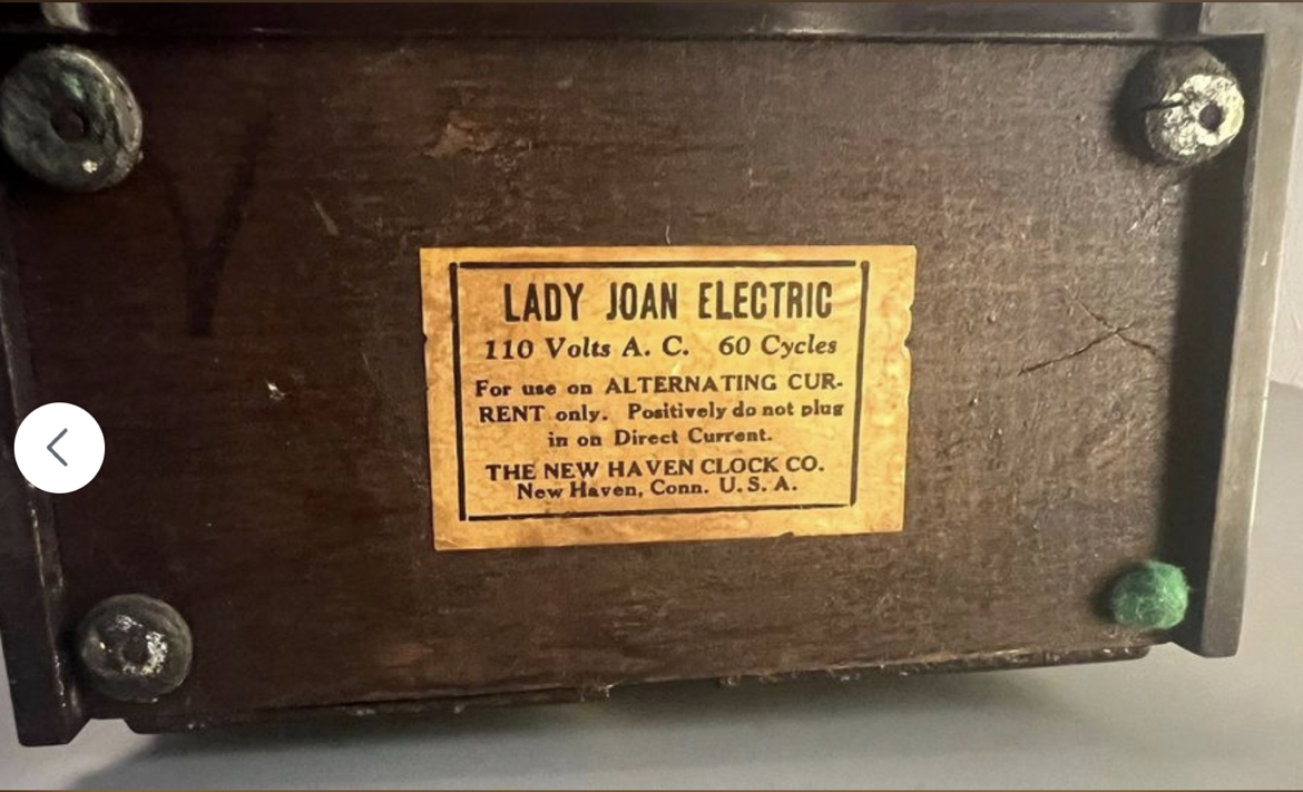 Antique New Haven Electric Mantle Clock - photo 3