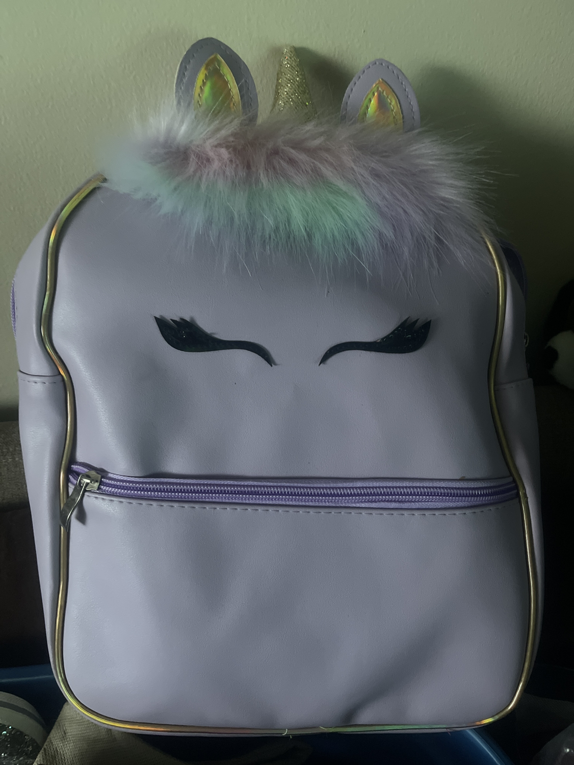 New Unicorn purple bag thumbnail