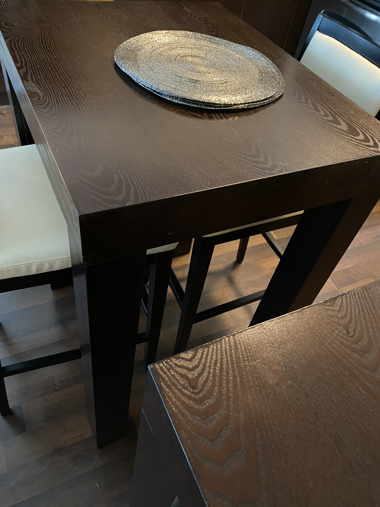 Bar hight dining set with 2 chairs - photo 5