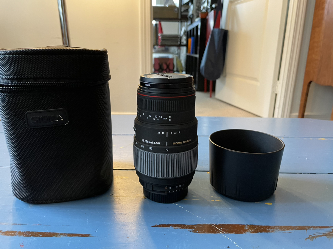 Sigma Lens for Nikon 70-300m with macro
