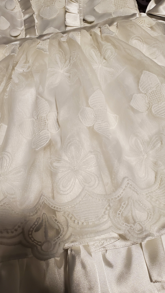 Size 2T- 3T toddler girl white dress - photo 2