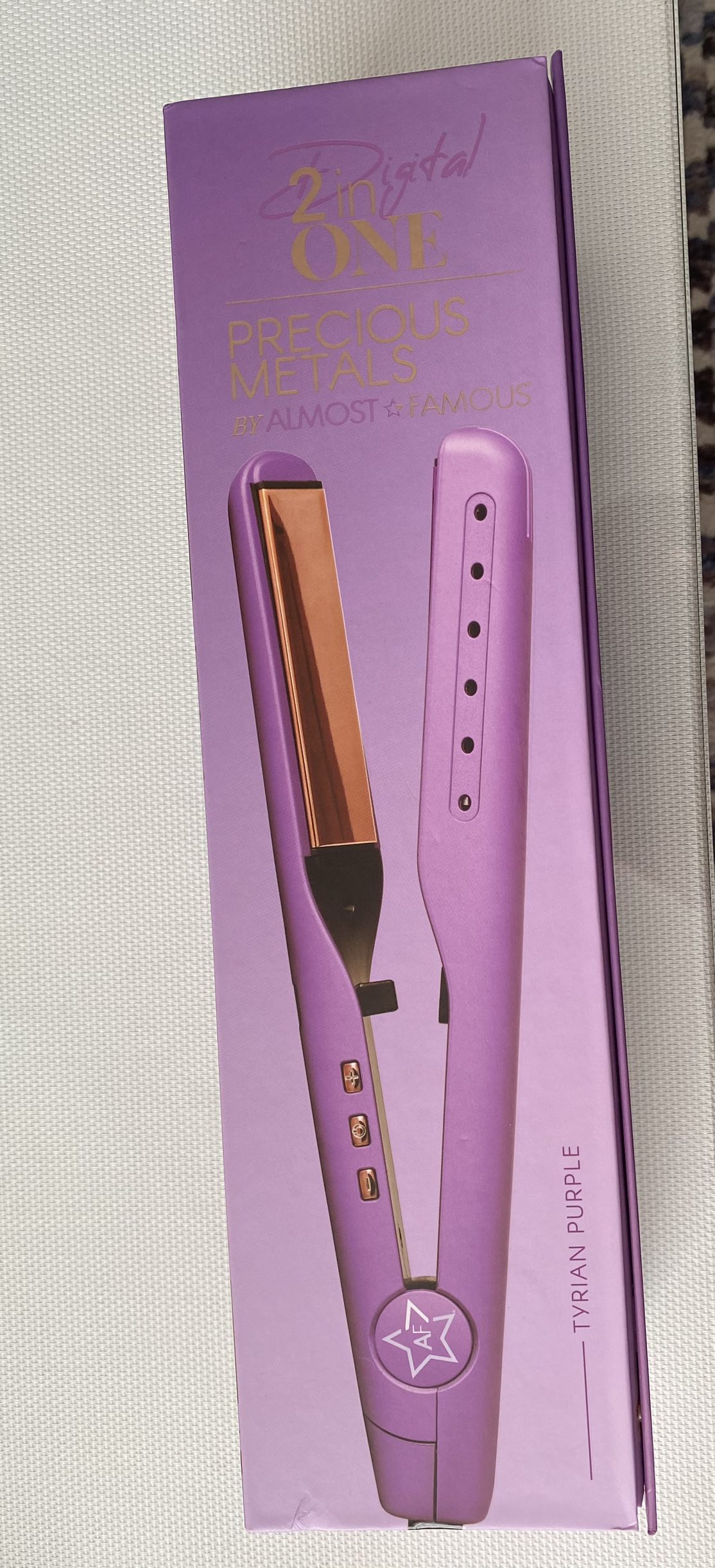 Brand New 2 in 1 Digital Twist Straightener & Curler