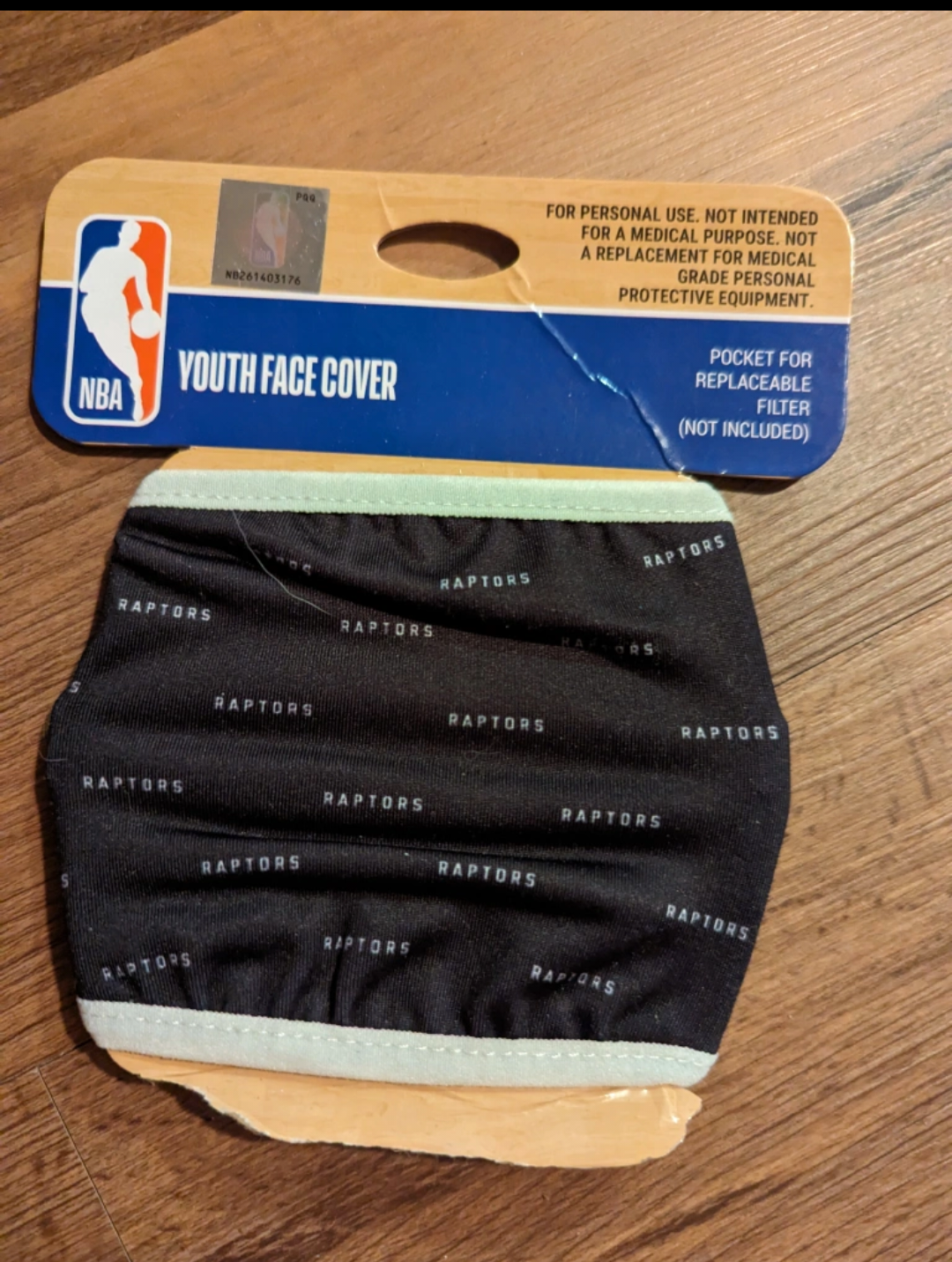 #freecycle youth raptors face mask