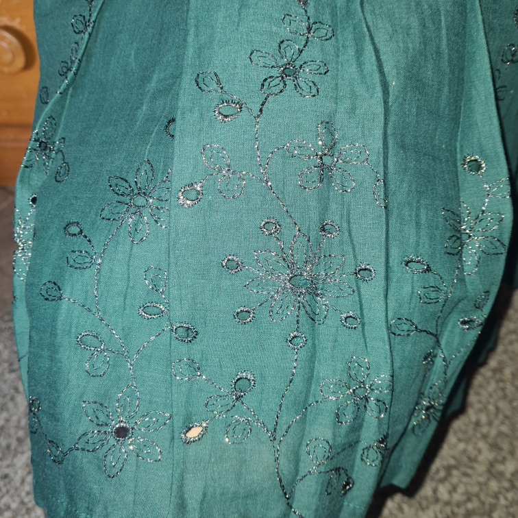 Emerald green midi party dress - Adolfo Dominguez image indicator(9)