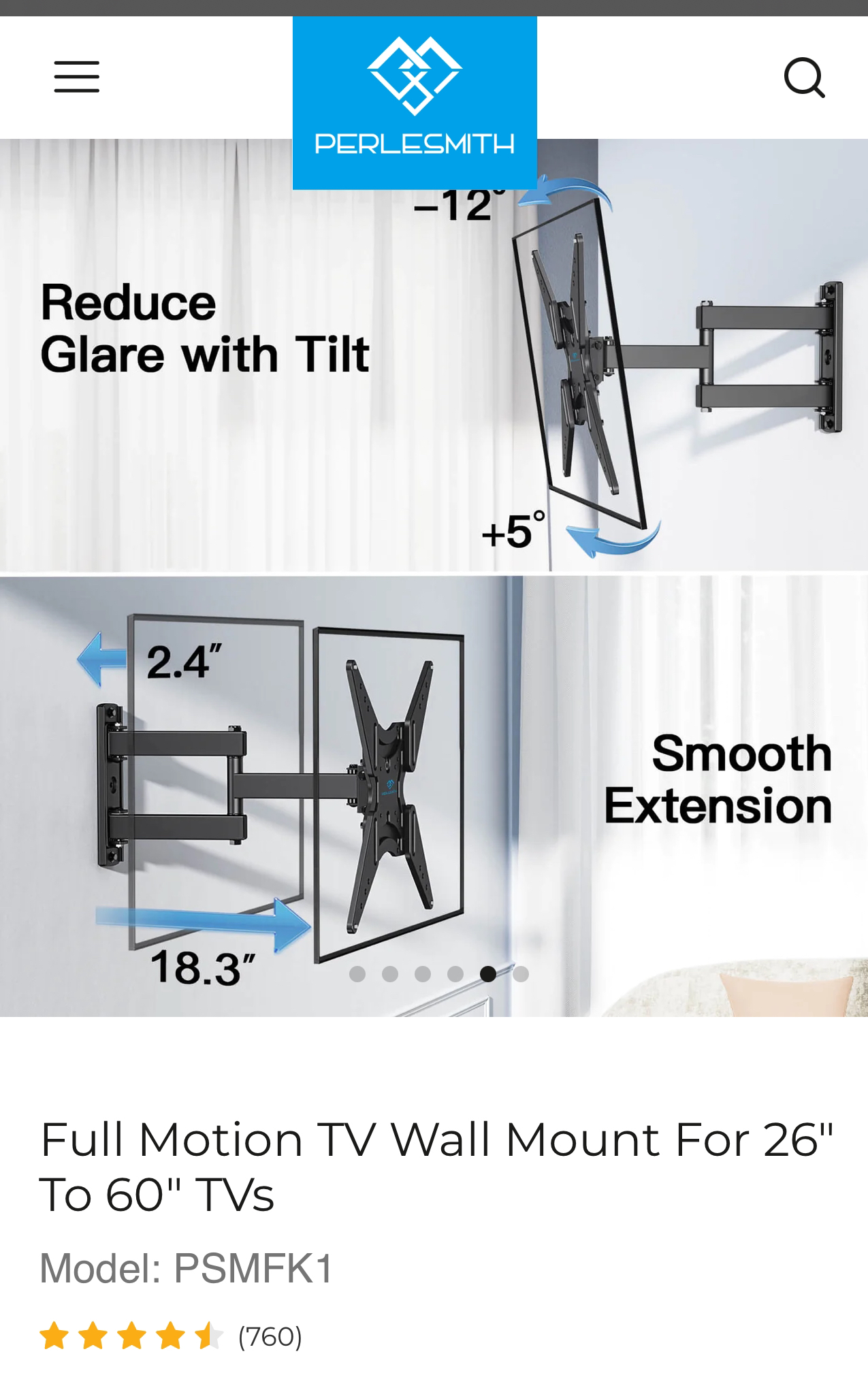 TV mount image indicator(4)