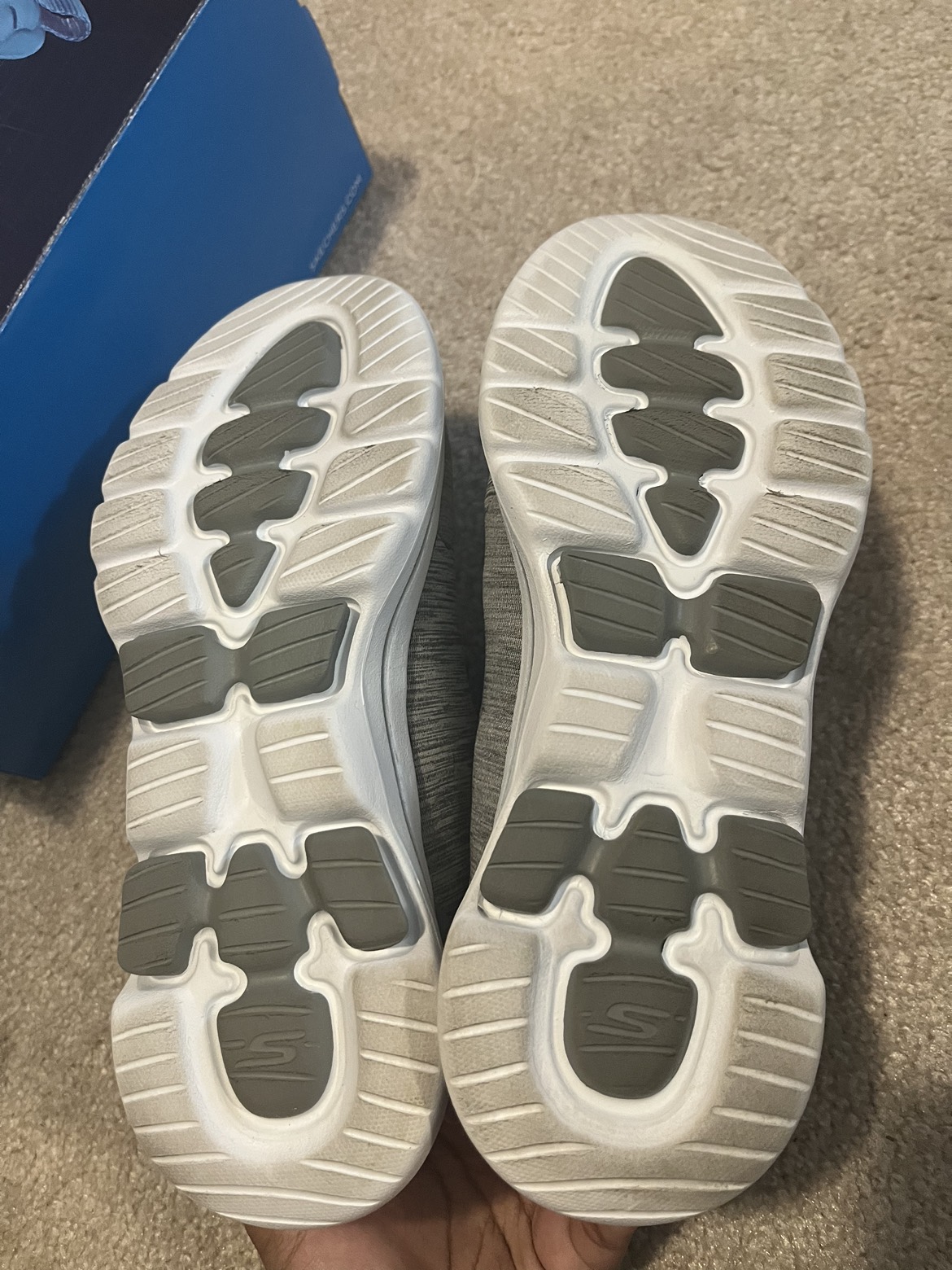 Skechers womens GO walk 5-true shoe, gray, sz 8.5 image indicator(3)