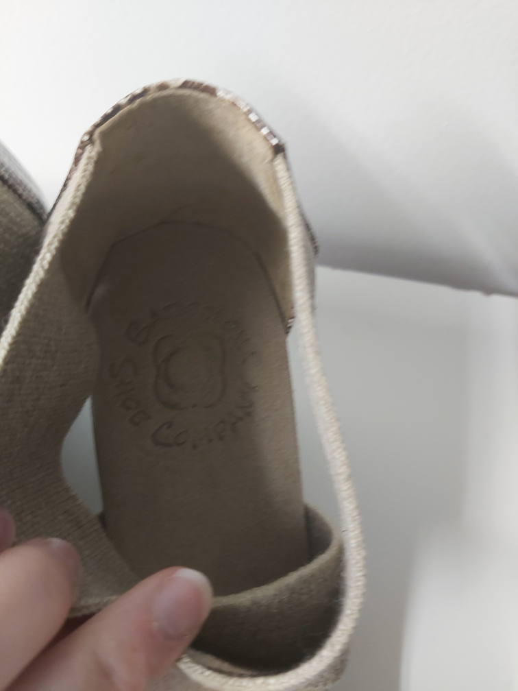 BARCELONA COLLECTIVE tan wedges, size 8.5 image indicator(4)