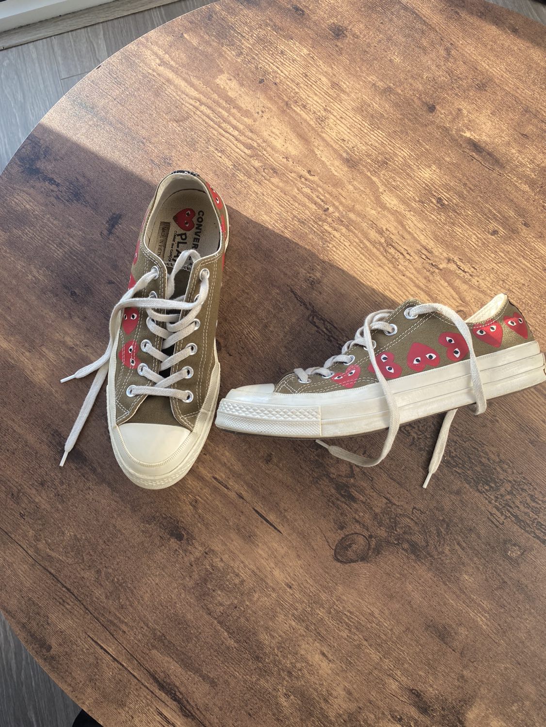 Comme De Garcon Play - Converse low (Khaki Color) - photo 2