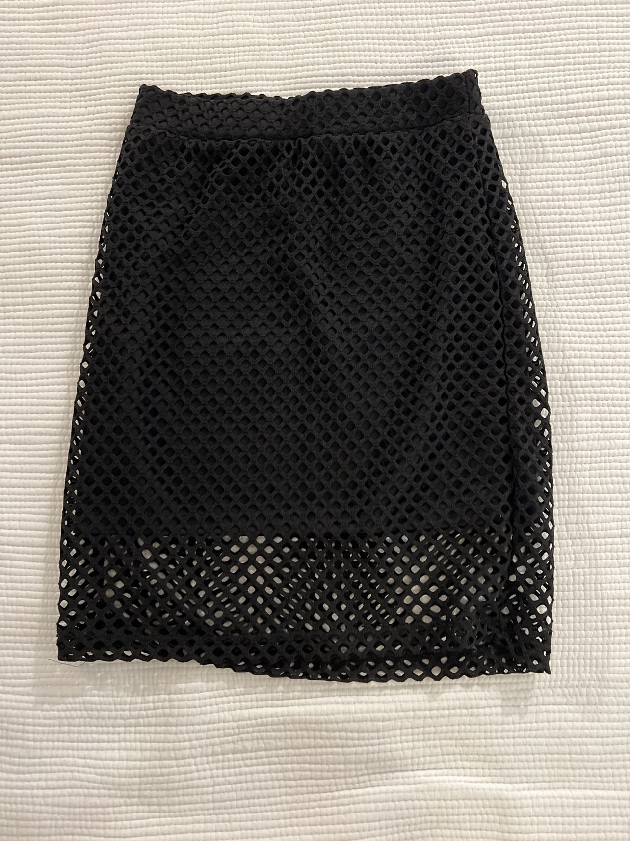 Black short skirt
