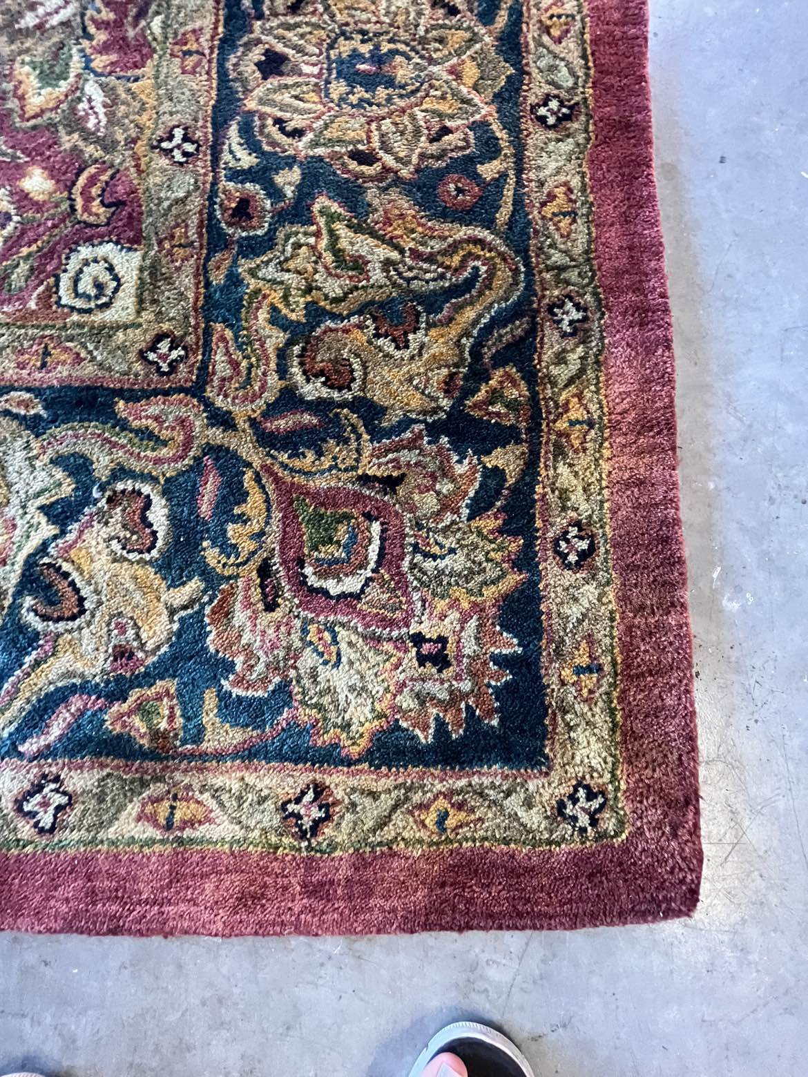 WOOL RUG (hand spun - tufted in India) - photo 4