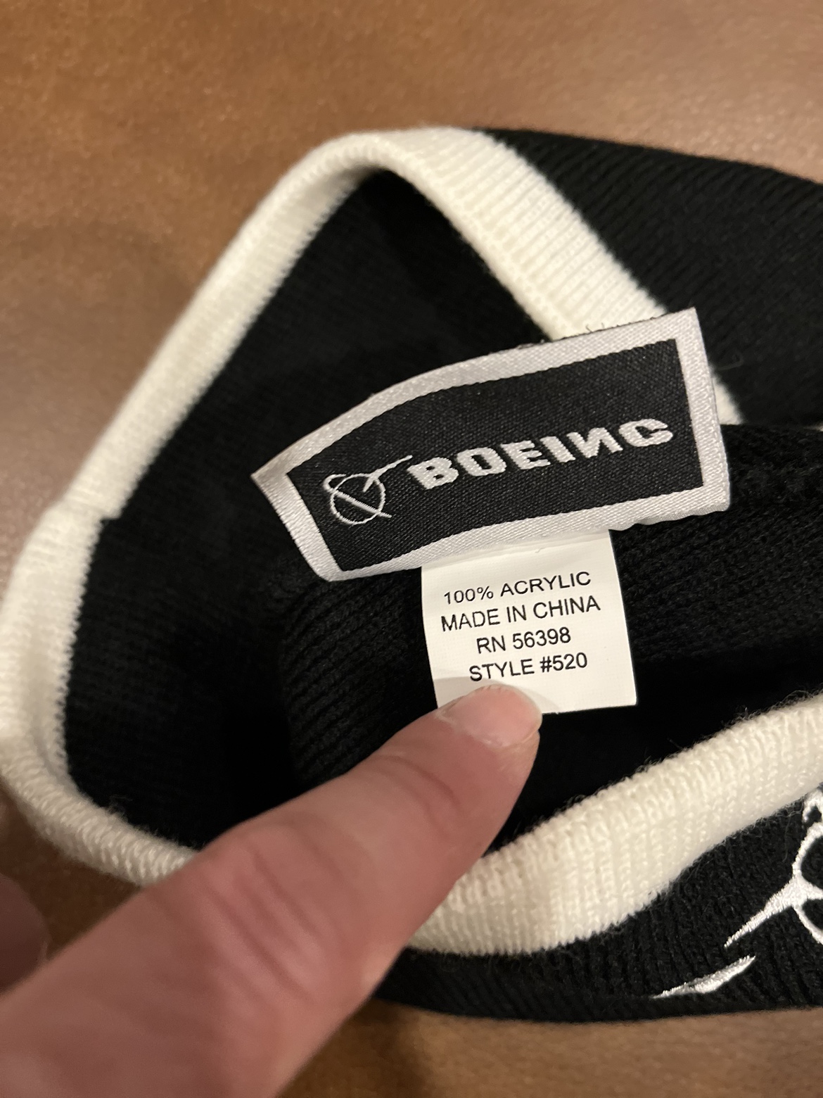 Winter Beanie Hat - Boeing Logo image indicator(2)