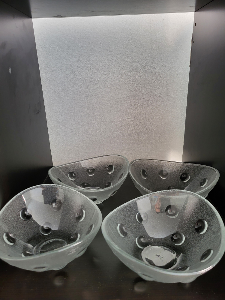 BIG GLASS BOWL, COCKTAIL GLASSES AND SMALL BOWLS COMBINATION - photo 4