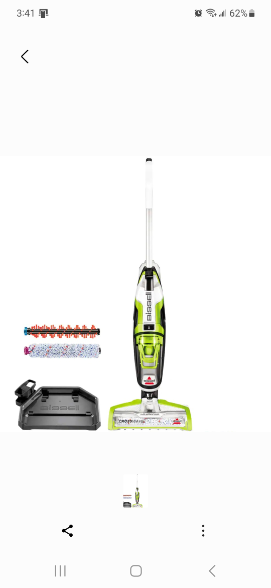 Bissell Crosswave All-in-One Multi-Surface Wet/Dry Vacuum