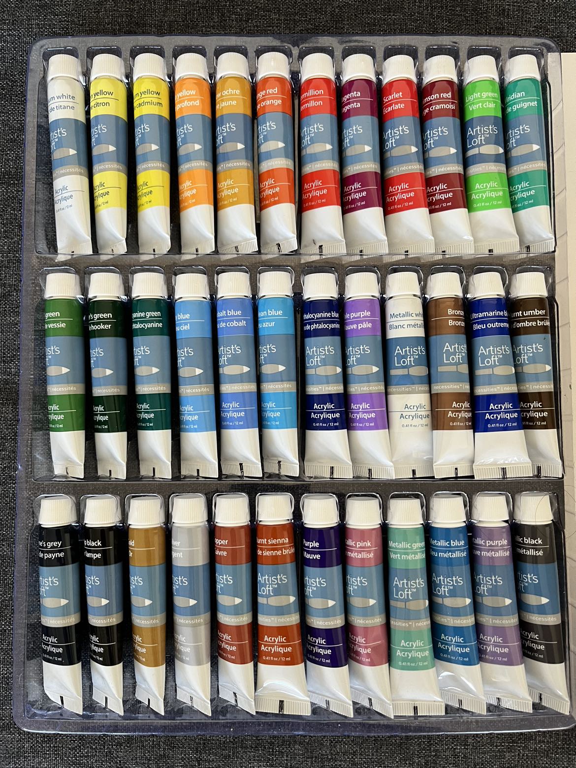 Acrylic paint value pack