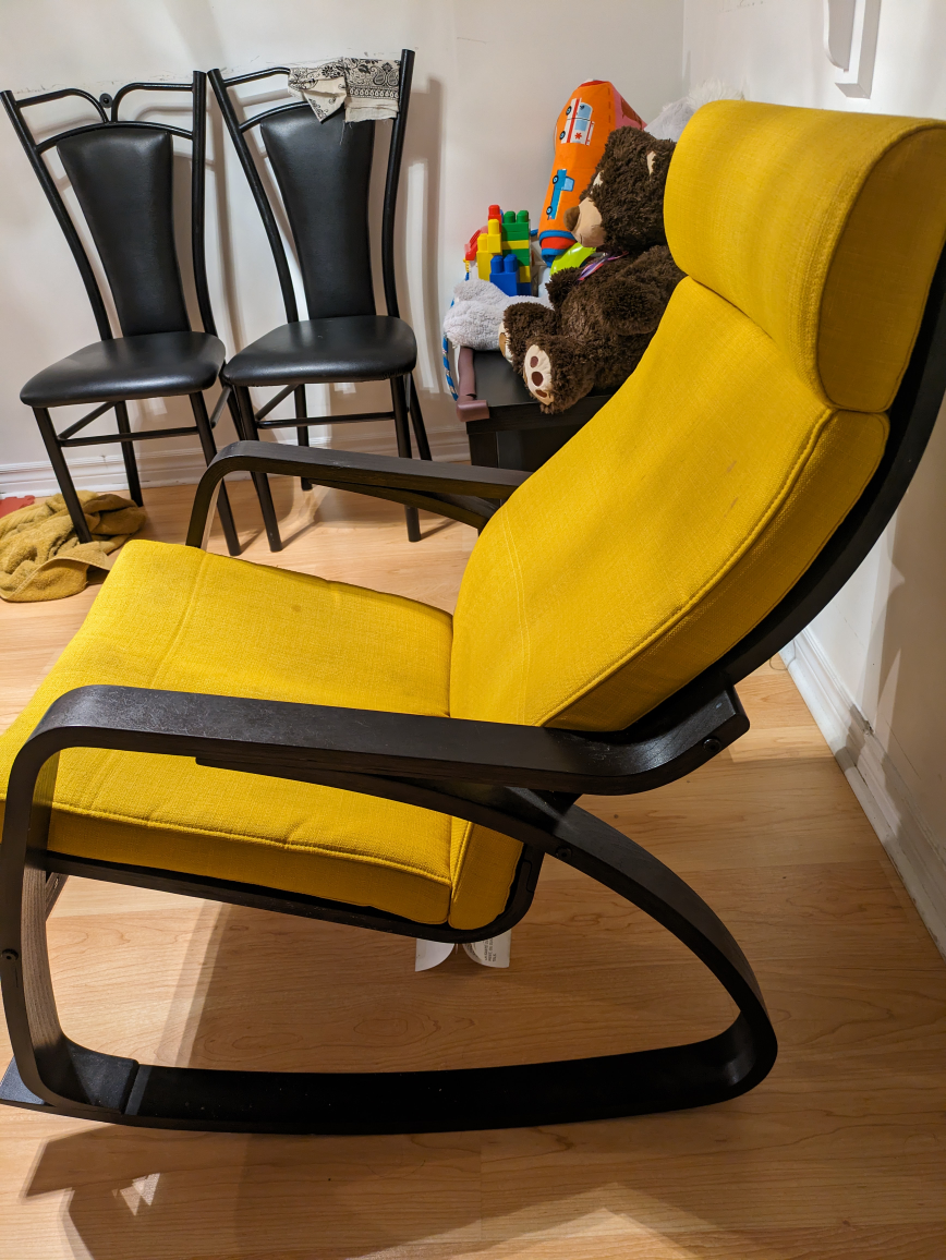 Rocking Chair Yellow - photo 2