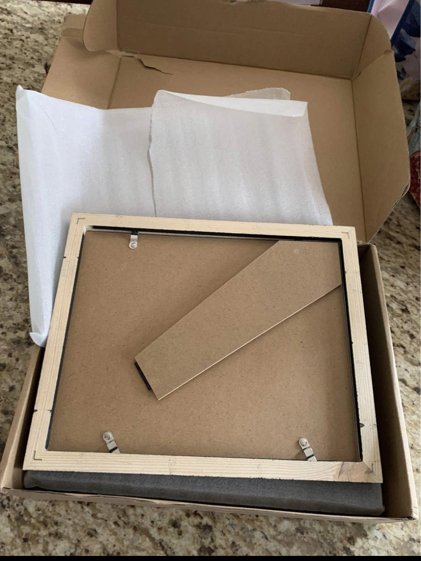 Brand new 3 piece framed Christmas wall art image indicator(6)