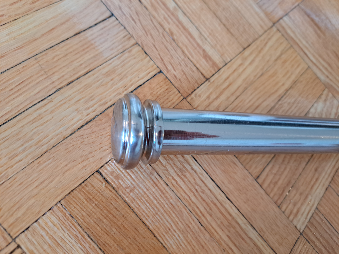 Curtain rod for sale - one inch Diameter - 72 to 144 inch - photo 3