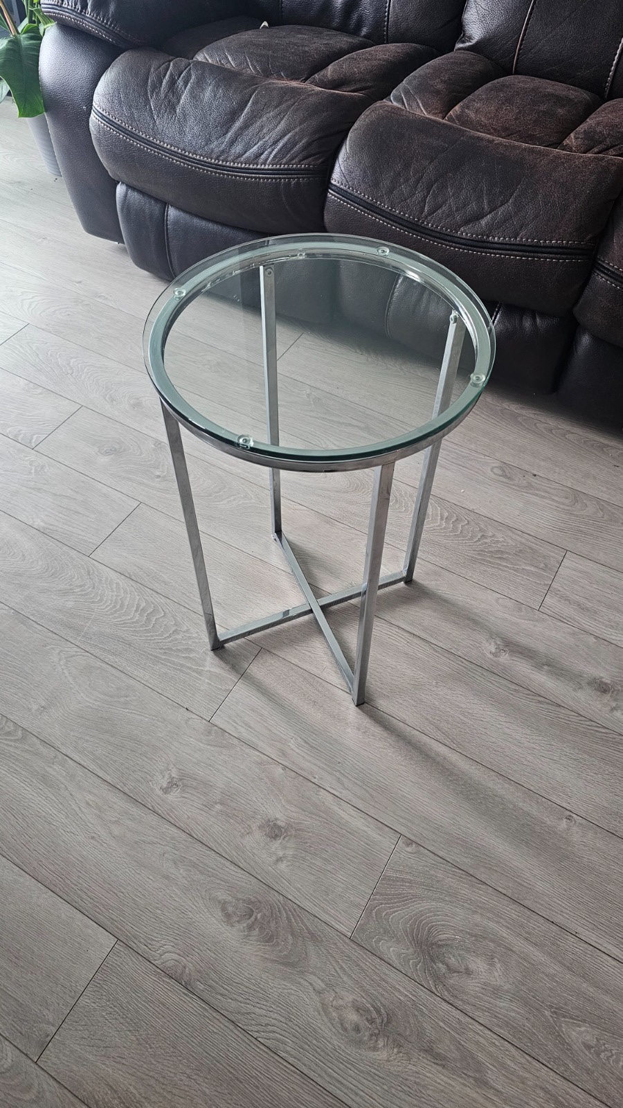 Glass Side Table