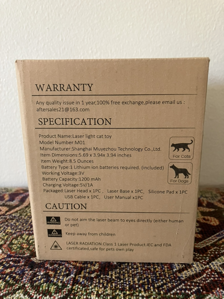 Automatic Laser Cat Toy image indicator(8)