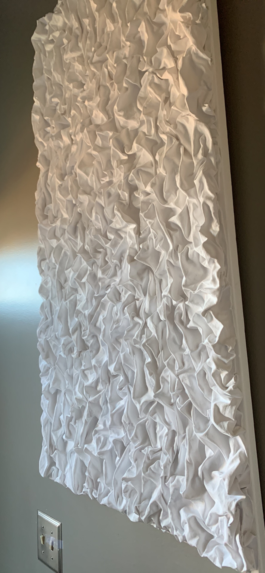 Stunning white modern art 48” x 24” - photo 2