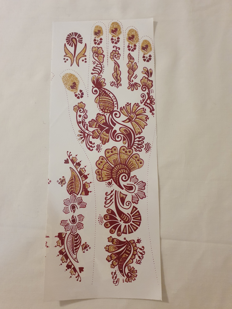 Mehendi | Henna Stickers | Instant Henna tattoos| Ready to use image indicator(7)
