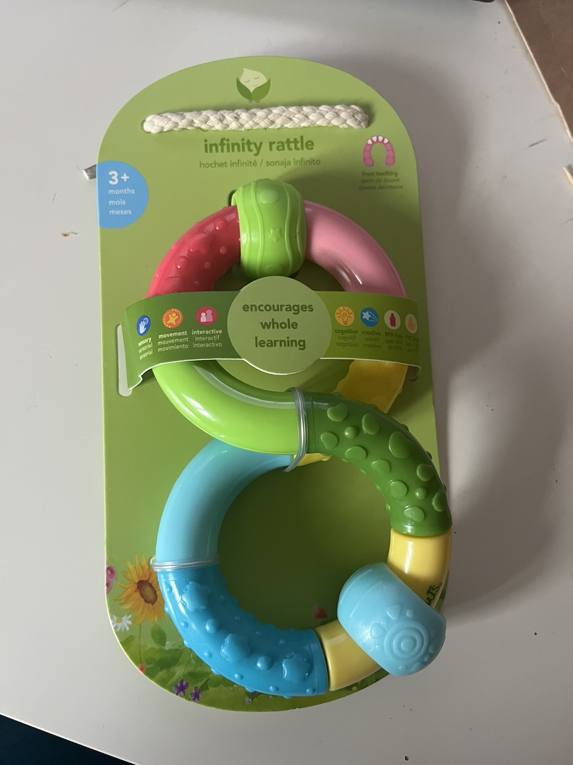 Green Sprouts Infinity Rattle Brand New