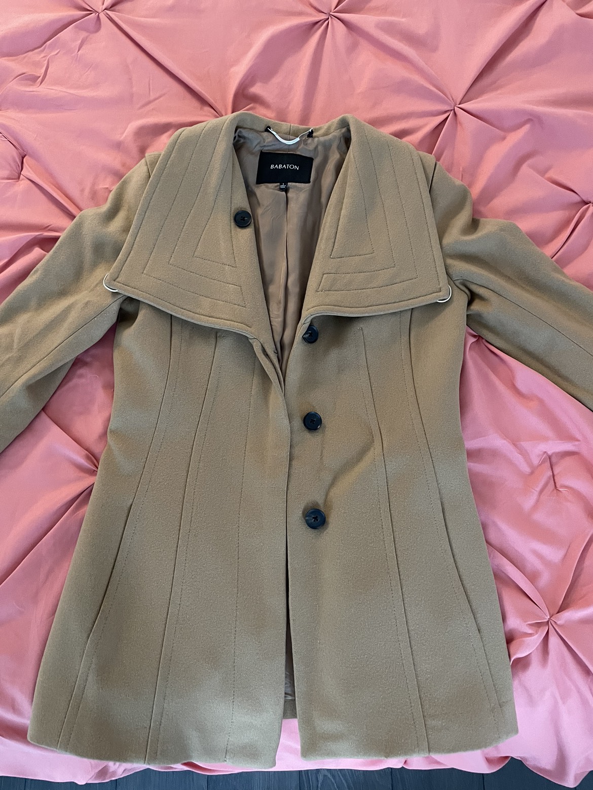 Aritzia connor coat in camel colour. - photo 3