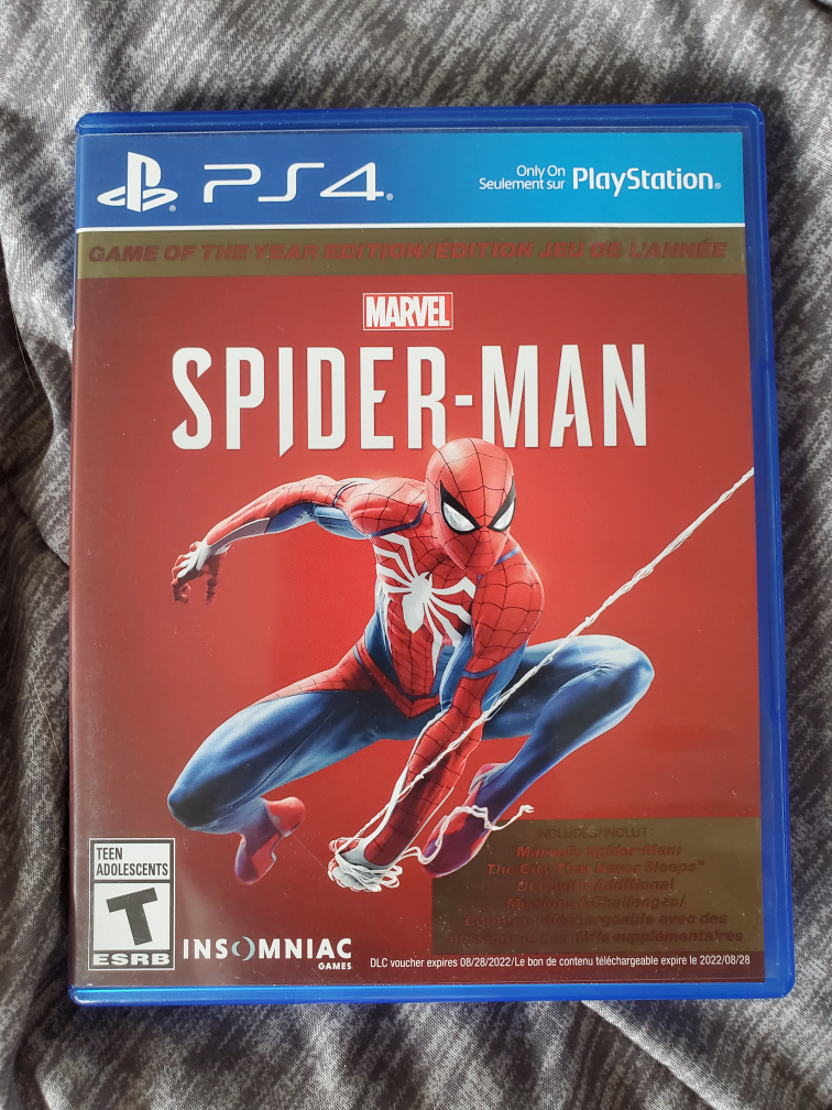 PS4 Marvel Spider-Man “Game of the Year Edition” video game
