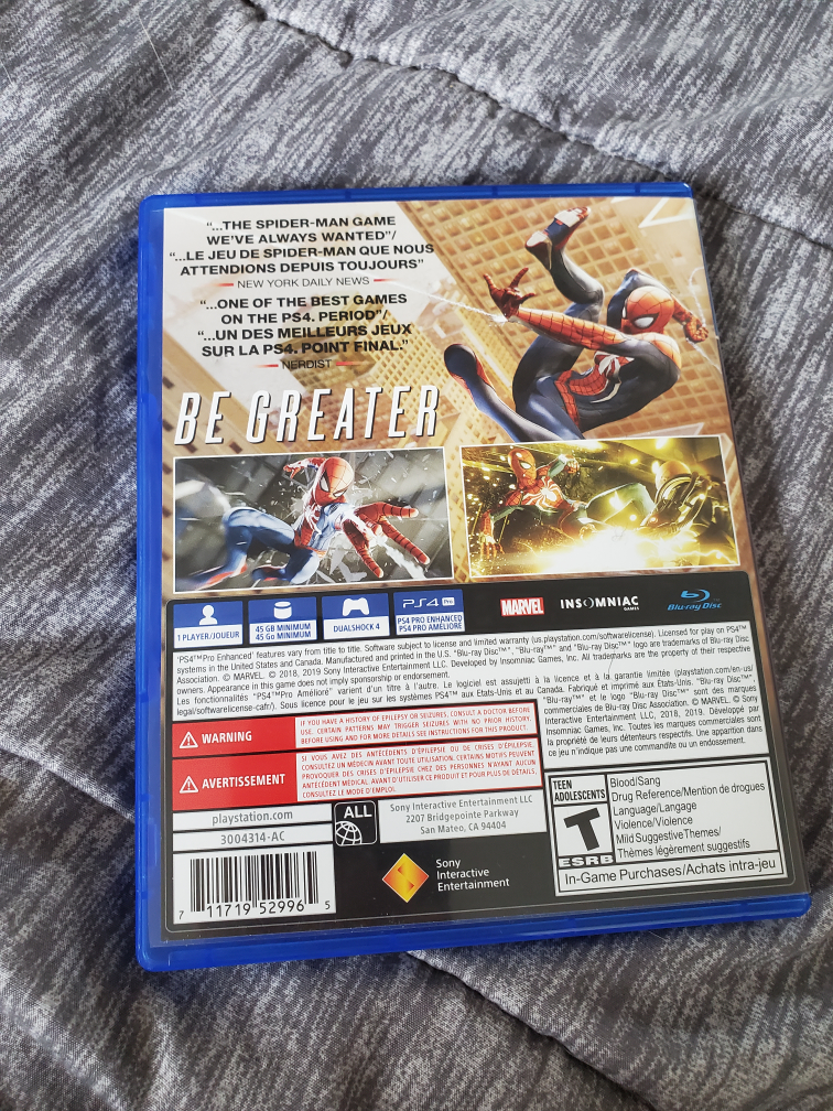 PS4 Marvel Spider-Man “Game of the Year Edition” video game - photo 3