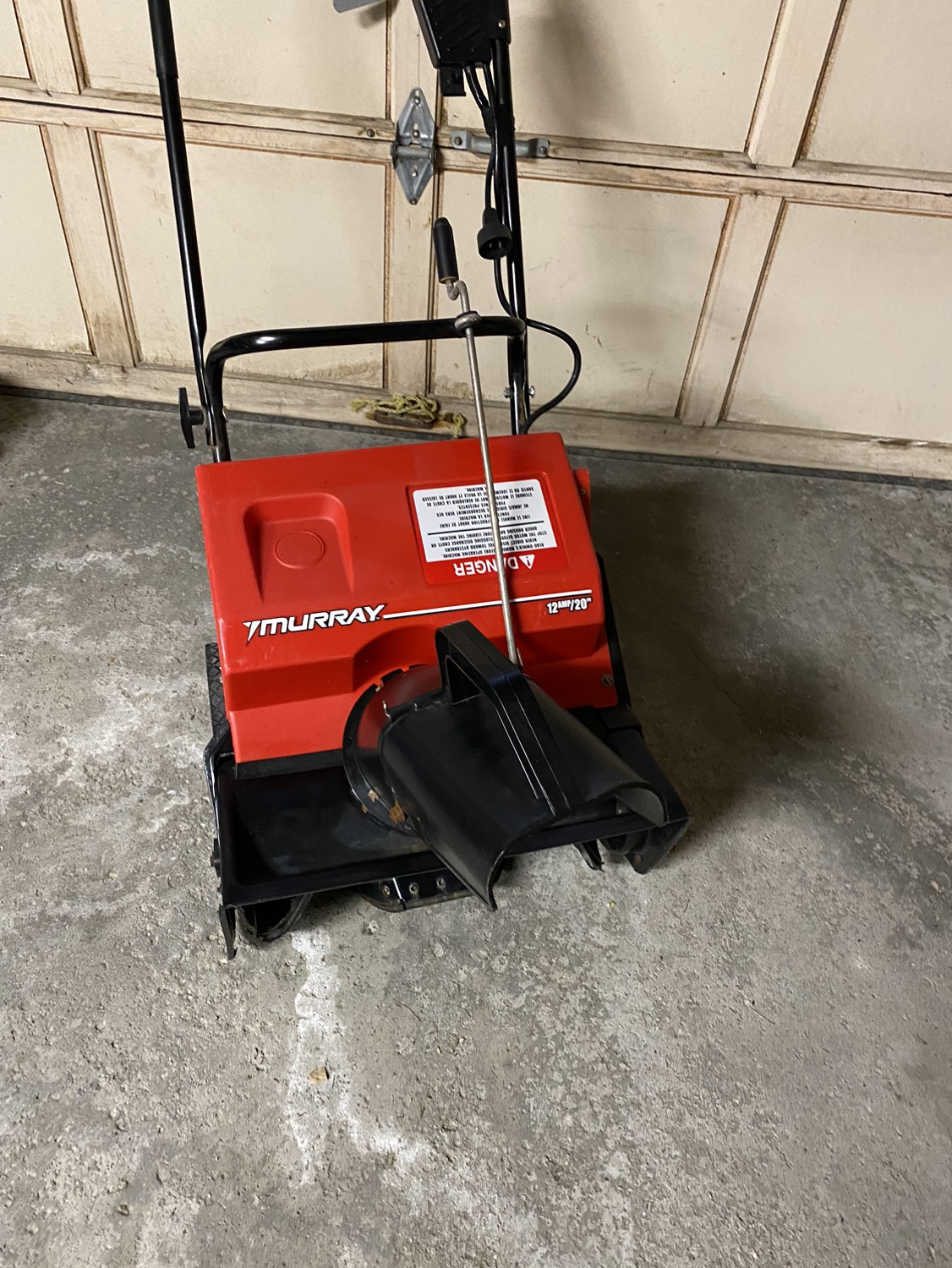 Selling Murray electric snowblower - photo 4