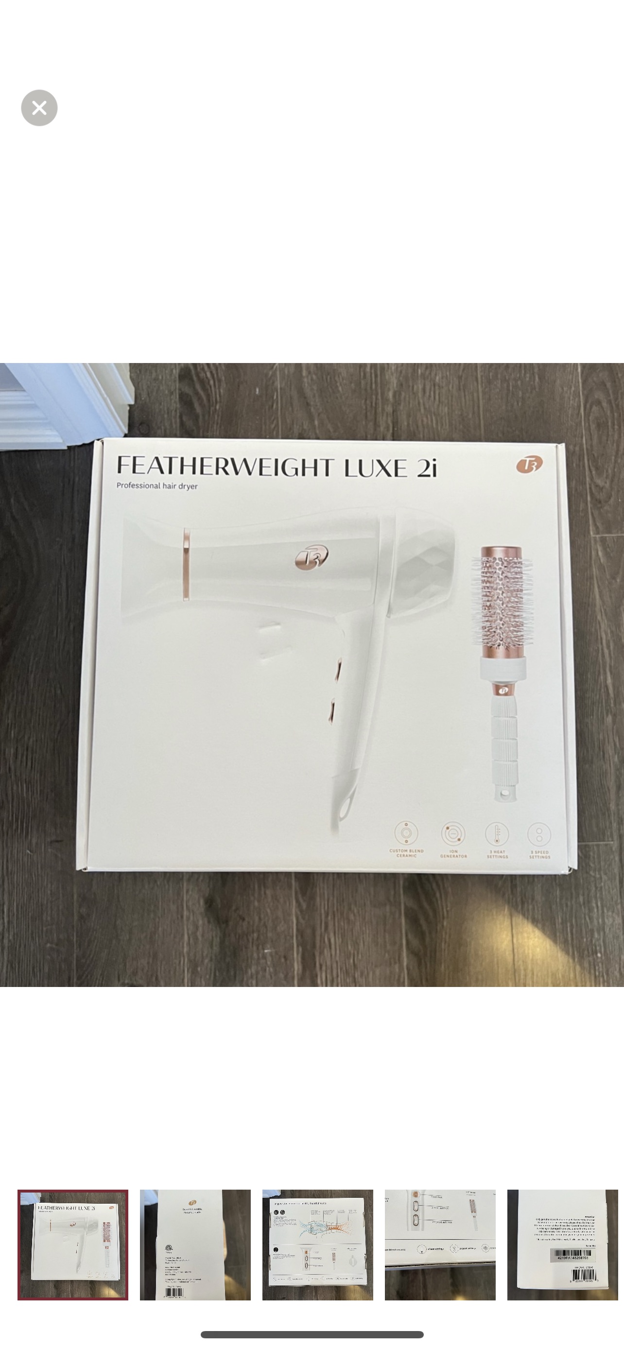 T3 Featherweight Luxe 2i Dryer, Brand new in box
