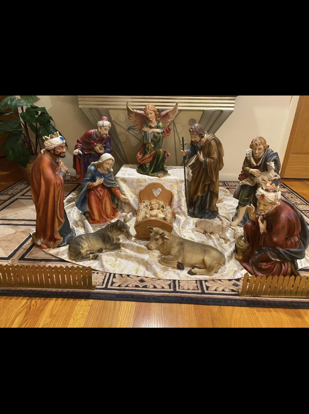 Christmas Nativity 13 piece Large Display