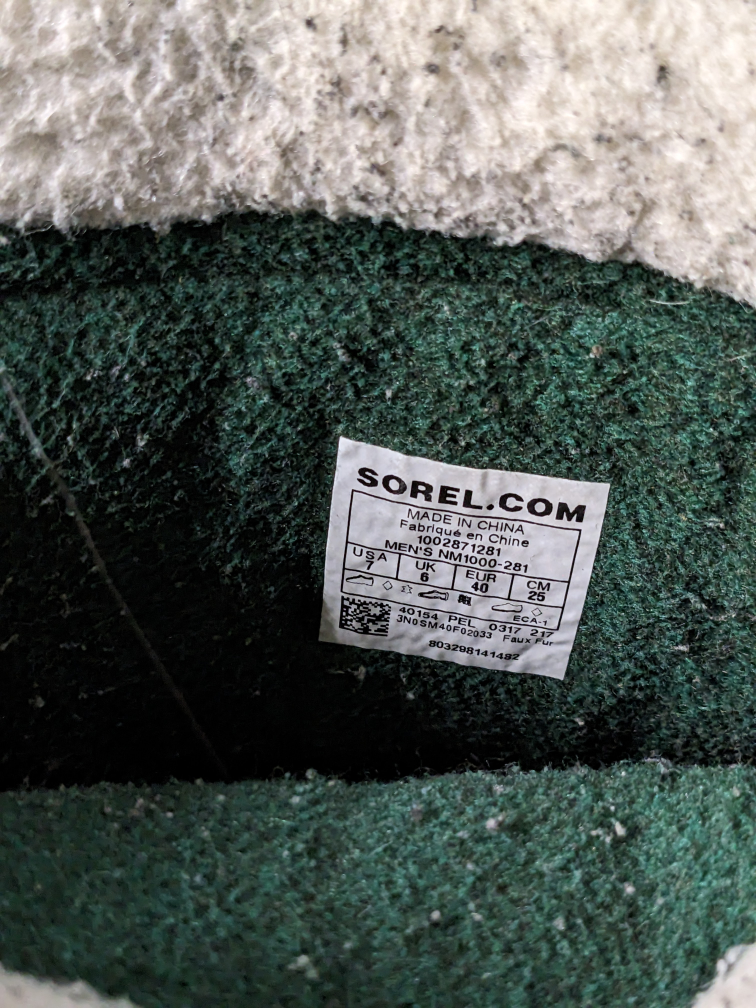 Sorel Men's Caribou Waterproof Tan Snow Boots, Size 7 image indicator(4)