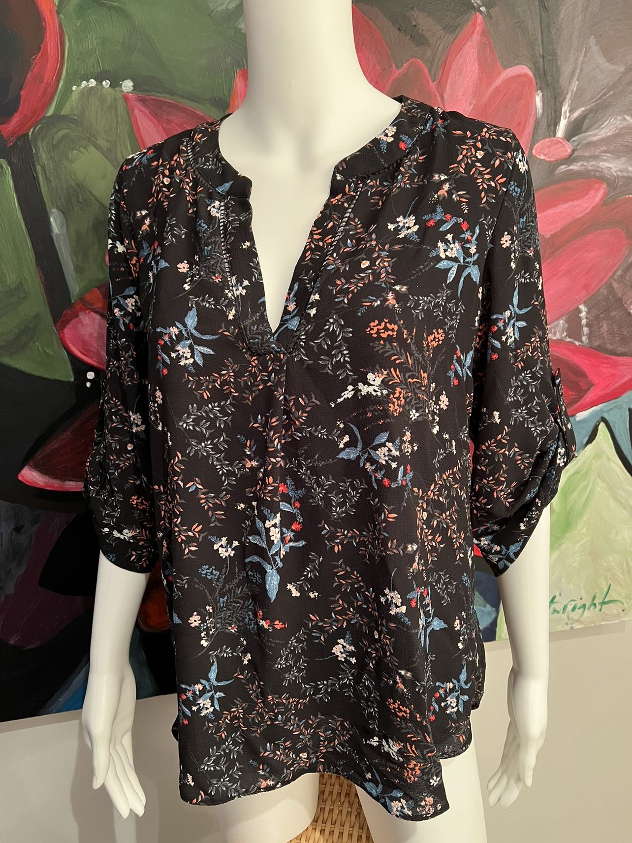 Top - floral - size medium image indicator(2)