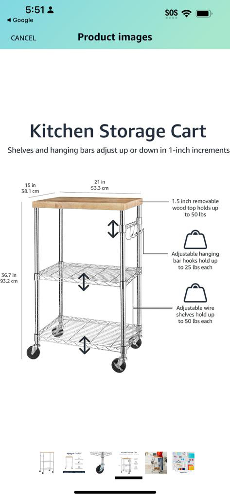 Kitchen side table car - photo 2