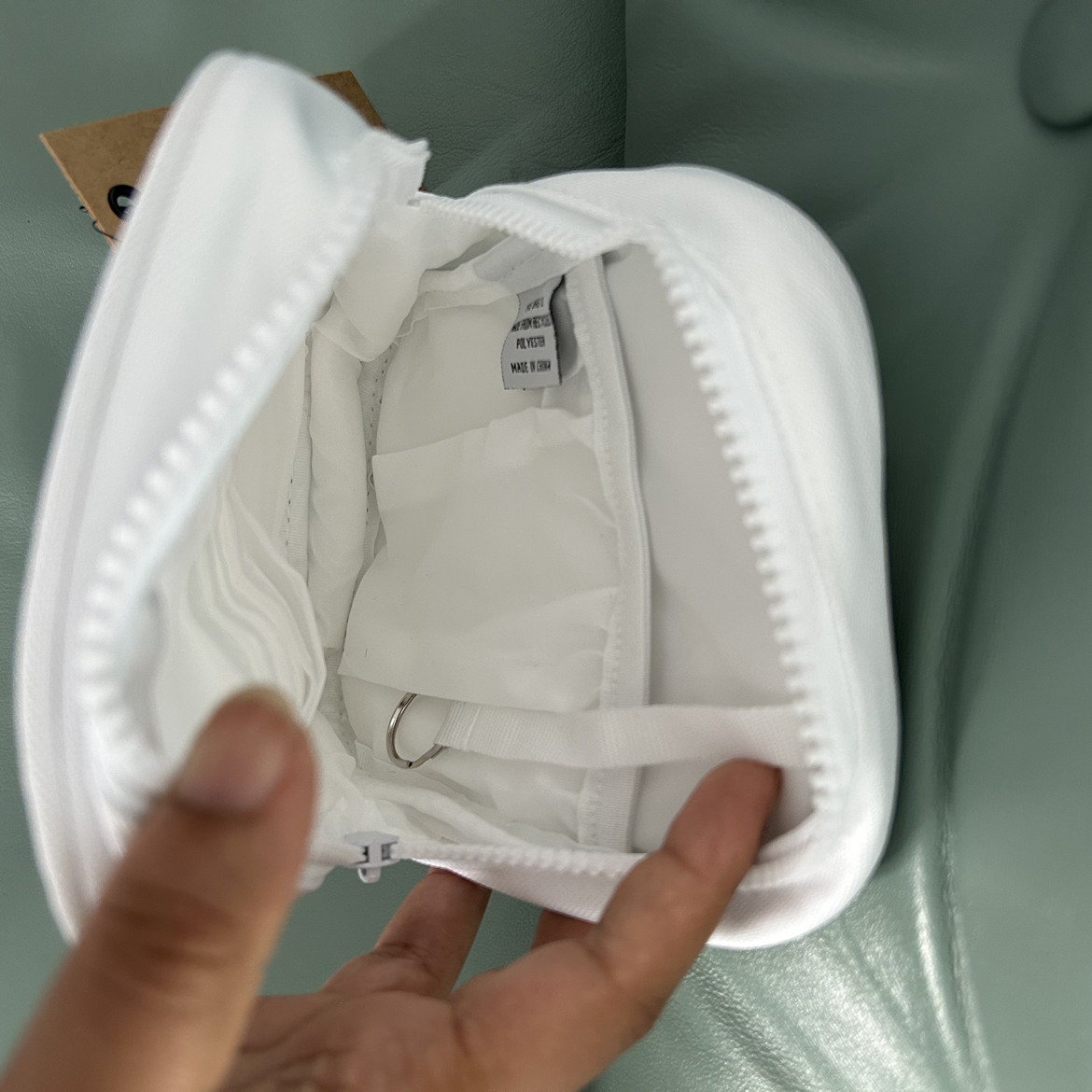 White Crossbody Sling bag NO STRAPS 🦃 - photo 4