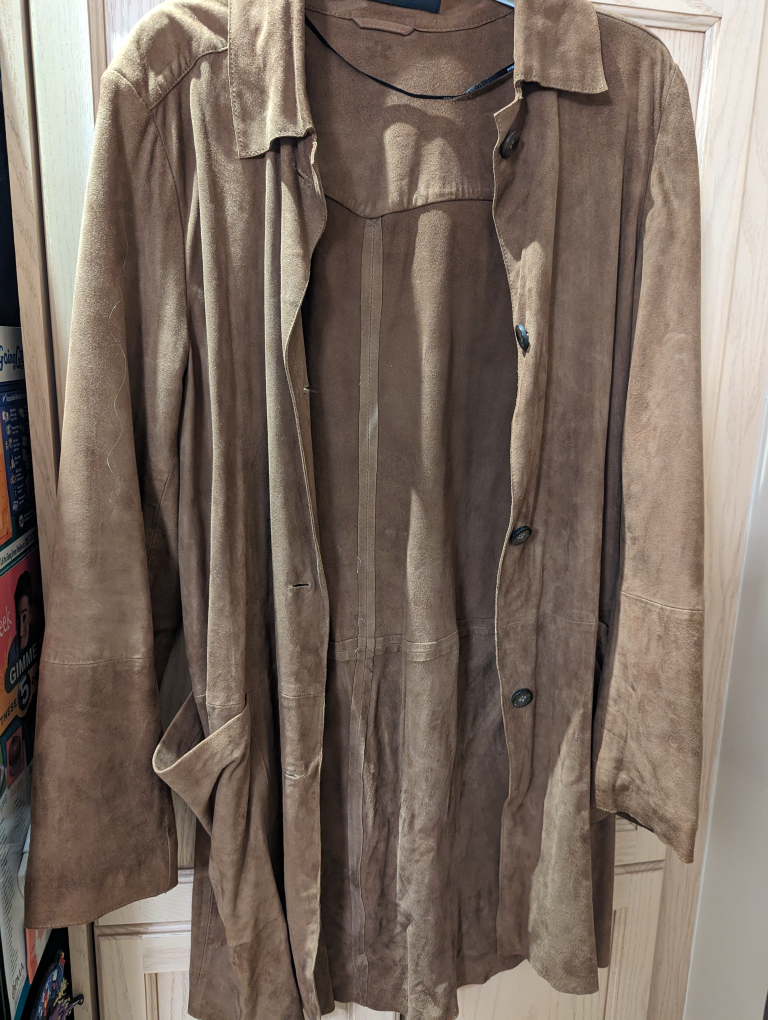 Zara Goat Leather Suede Jacket