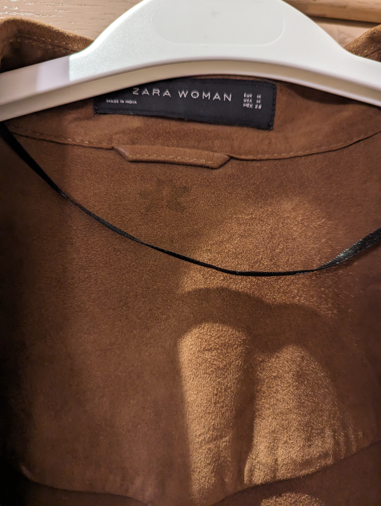 Zara Goat Leather Suede Jacket image indicator(3)