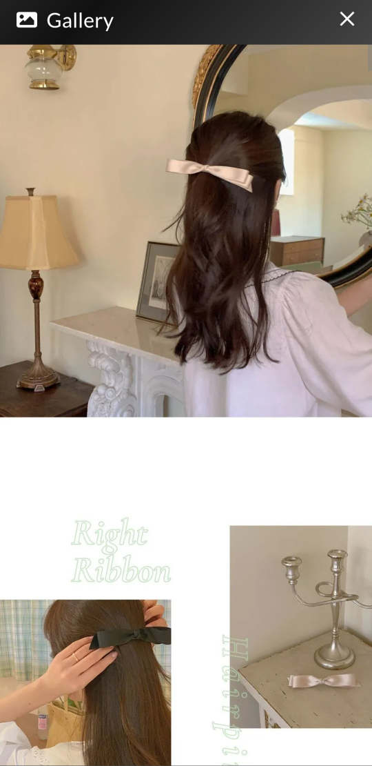 NEW hair ribbon clip image indicator(3)